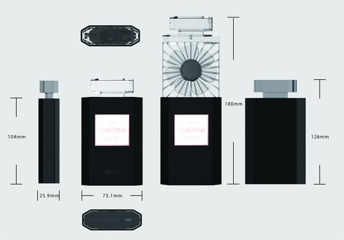 パフュームボトル型USBファン