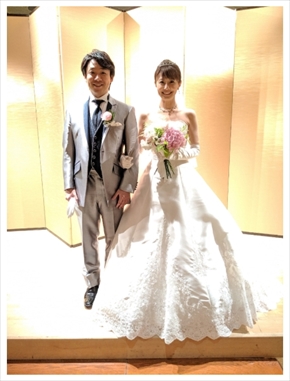 小林麻耶 國光吟 ななにー 結婚式 abemaTV 挙式 ウエディングドレス