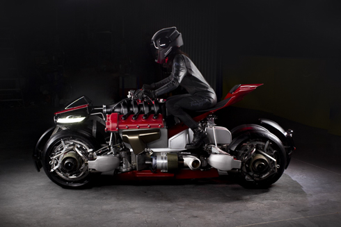 空飛ぶ四輪バイク ジェットエンジン LMV496 変形