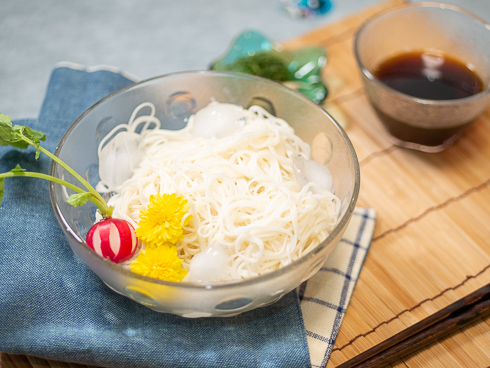 完成したそうめん
