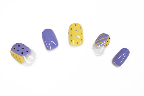 胡粉ネイルあめちゃんシリーズ