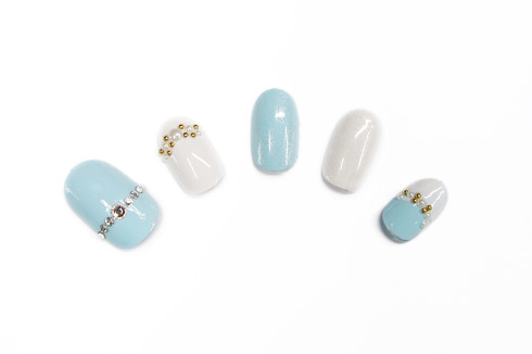 胡粉ネイルあめちゃんシリーズ