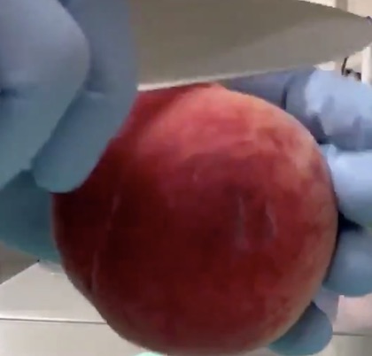 桃の皮をつるんと剥く方法