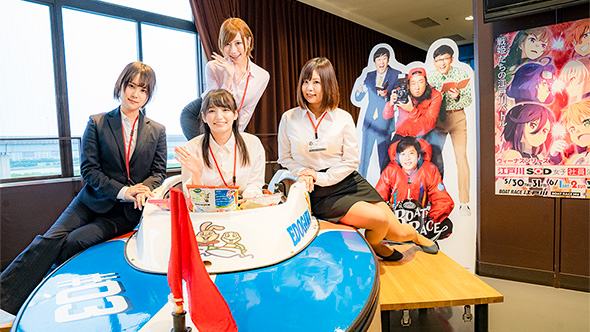 SOD 女子社員酒場 七海ティナ 野々原なずな 瀬乃ひなた 浅井心晴 出張営業 ボートレース江戸川