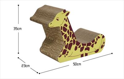 キリンの爪とぎベッド