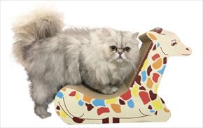 キリンの爪とぎベッド