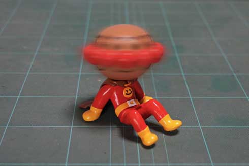 顔 入れ替わる瞬間 アンパンマン 粘土細工 立体化 フィギュア めーちっさい