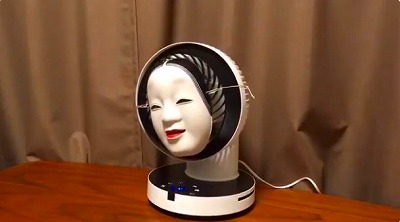 能面をつけたサーキュレーター