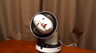 能面をつけたサーキュレーター