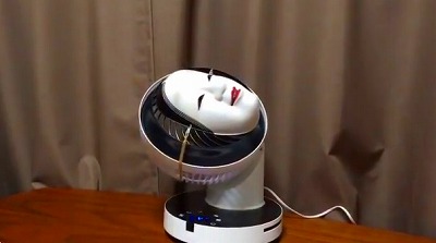能面をつけたサーキュレーター