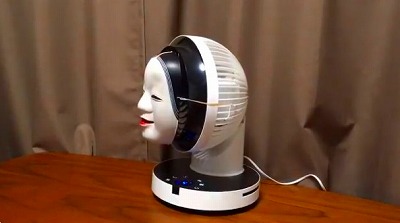 能面をつけたサーキュレーター