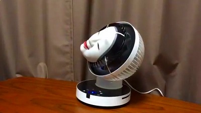 能面をつけたサーキュレーター
