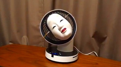 能面をつけたサーキュレーター