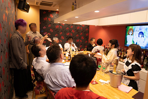 12COMPANY BAR LonRon 湯島 コンカフェ アオゾラ。みや ジゼル あさぎ