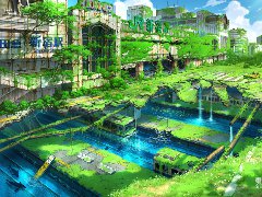 まるで人類滅亡後の景色のよう 荒廃した東京描く幻想的な