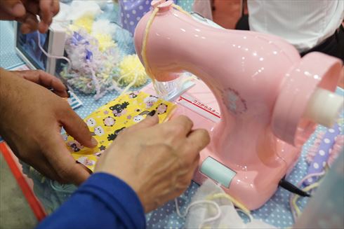 おもちゃショー ミシン 毛糸