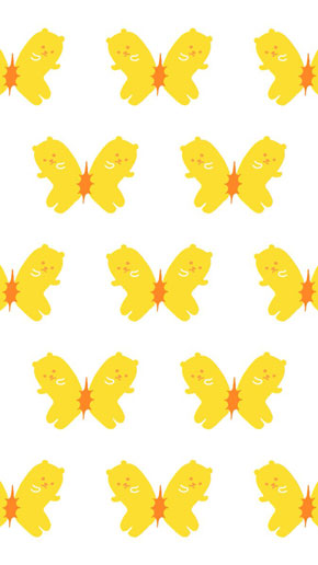 唐辛子 みせかけて ハブ対マングース 柄 壁紙 イラスト shimizu だまし絵 デザイン