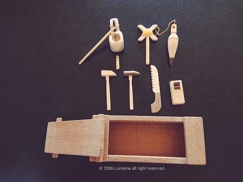 ミニチュア大工道具