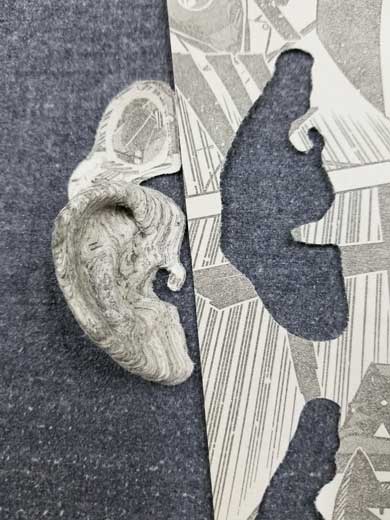 ジャンプ 顔 頭 立体 切り抜き ヘブンズ・ドアー ジョジョ