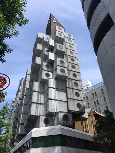 中銀カプセルタワー 銀座 黒川紀章 部屋 暮らし 報告 レポ 雨漏り