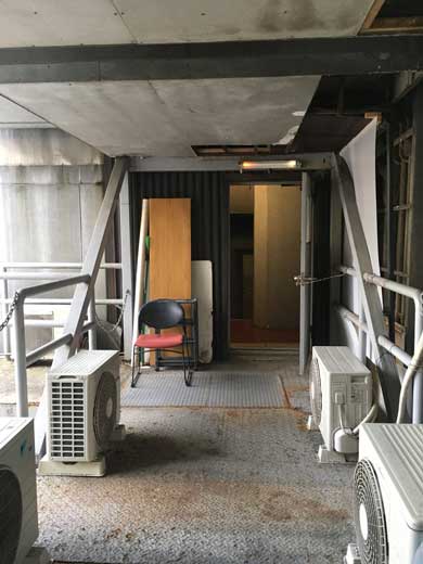 中銀カプセルタワー 銀座 黒川紀章 部屋 暮らし 報告 レポ 雨漏り