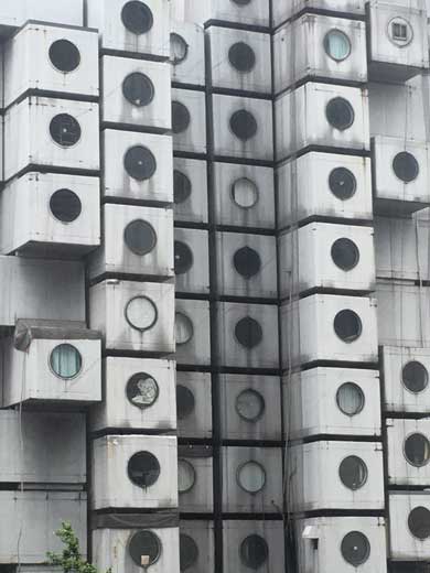 中銀カプセルタワー 銀座 黒川紀章 部屋 暮らし 報告 レポ 雨漏り