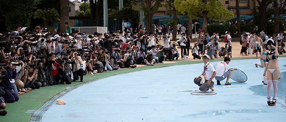 ビジュアルクイーン撮影会 伊織もえ えなこ 忍野さら ちとせよしの 平嶋夏海 山吹りょう RaMu としまえん