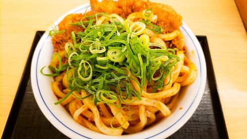 カレーうどんカツ丼