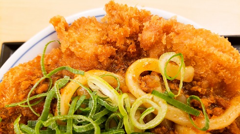 カレーうどんカツ丼