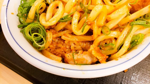 カレーうどんカツ丼