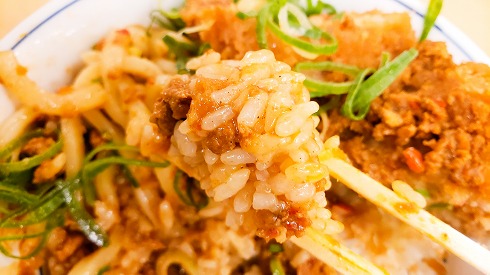 カレーうどんカツ丼