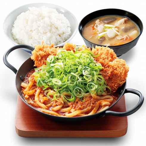 カレーうどんカツ丼