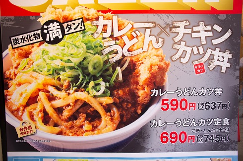 カレーうどんカツ丼