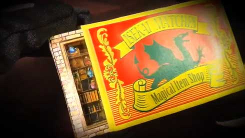 異世界 マッチ箱 工作 ネットプリント 魔法道具店 印刷 倉戸みと 中二病