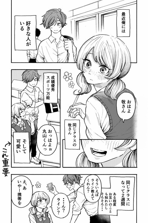 超アナログ女子に片思い中の話01