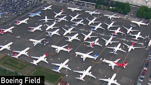 ボーイング737 駐車場 墜落事故 運航禁止