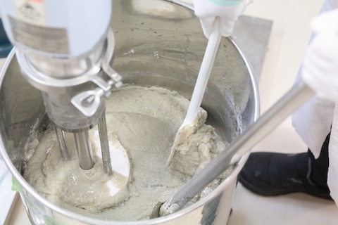 粘土のハンドクリーム