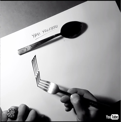 YAZIYOLCUSU レタリング 食器