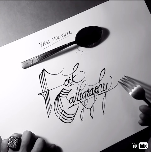 YAZIYOLCUSU レタリング 食器