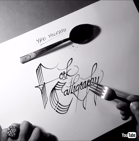 YAZIYOLCUSU レタリング 食器