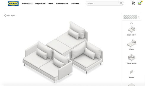 IKEAのソファー配置ツールを使ったクリエイティブ大喜利が勃発