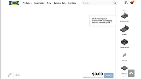 IKEAのソファー配置ツールを使ったクリエイティブ大喜利が勃発