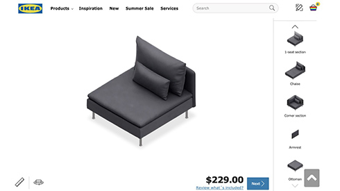 IKEAのソファー配置ツールを使ったクリエイティブ大喜利が勃発