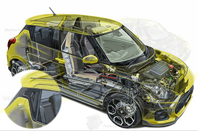 クルマ ドア ハンドル