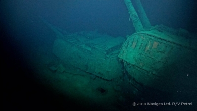 摩耶 沈潜捜索 日本海軍 戦艦 RV/Petrel