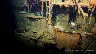 摩耶 沈潜捜索 日本海軍 戦艦 RV/Petrel