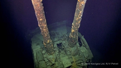摩耶 沈潜捜索 日本海軍 戦艦 RV/Petrel