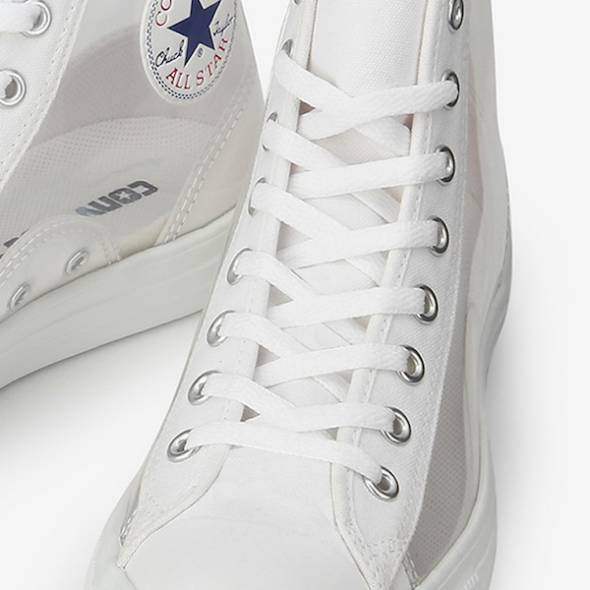 「オールスター ライト  クリアマテリアル HI」ホワイト拡大図