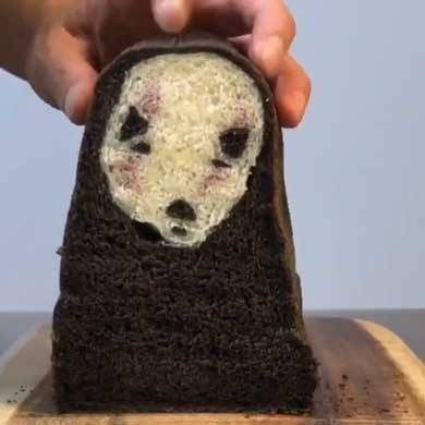 ネコバス パン 切る となりのトトロ イラスト かわいい