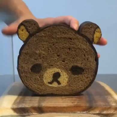 ネコバス パン 切る となりのトトロ イラスト かわいい